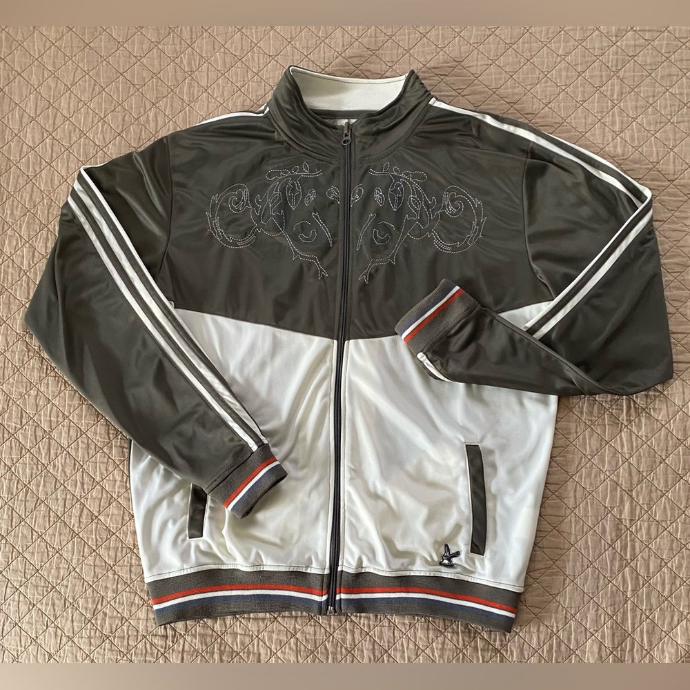 Vintage White Owl Cigars Track Jacket 1980’s estimated